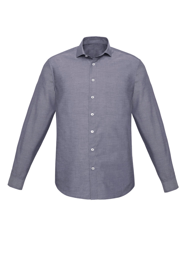Biz Corporate Mens Charlie Slim Fit L/S Shirt (RS969ML)-Clearance