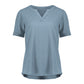 Biz Corporate Womens Ruché Short Sleeve Blouse (RU568LS)