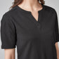Biz Corporate Womens Ruché Short Sleeve Blouse (RU568LS)