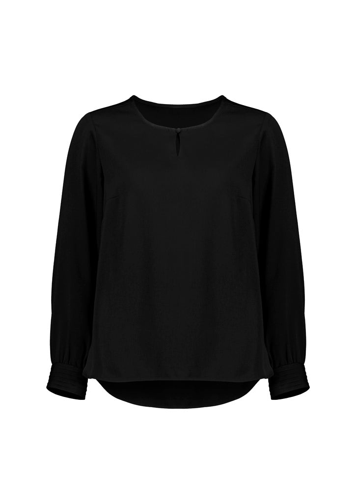 Biz Corporate Womens Evelyn Long Sleeve Blouse (RU569LL)