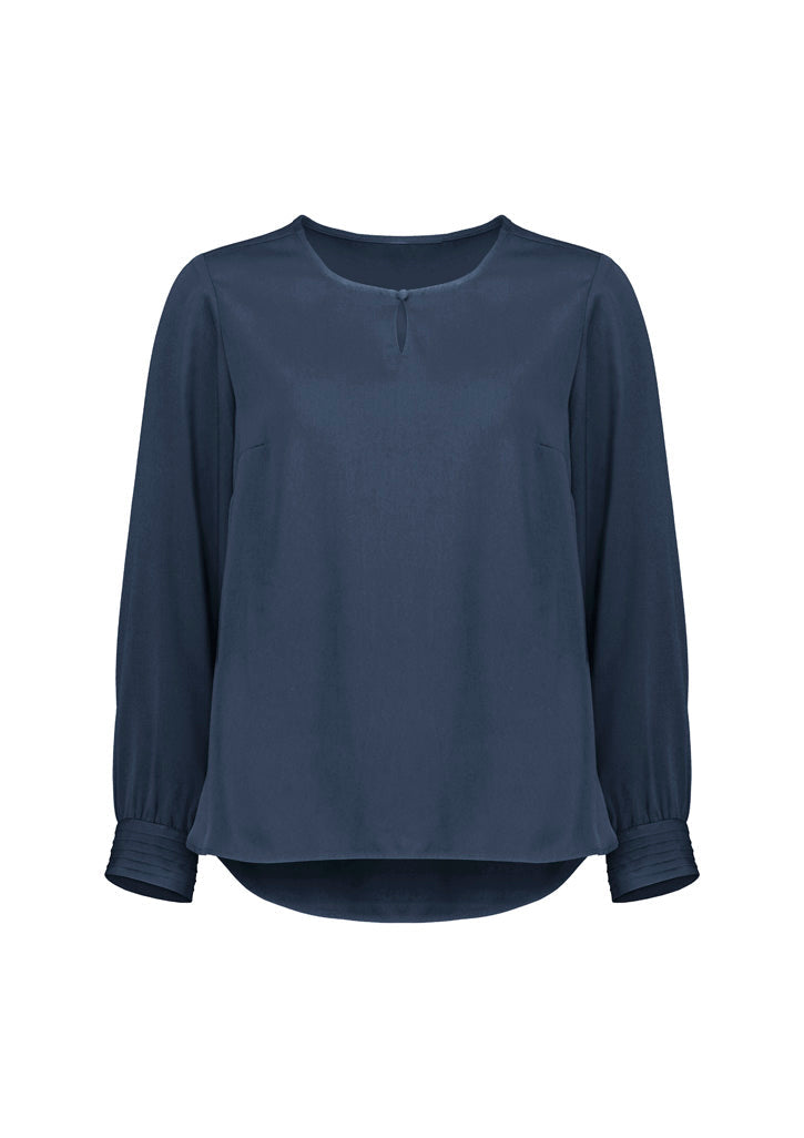 Biz Corporate Womens Evelyn Long Sleeve Blouse (RU569LL)