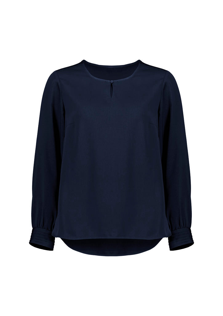 Biz Corporate Womens Evelyn Long Sleeve Blouse (RU569LL)