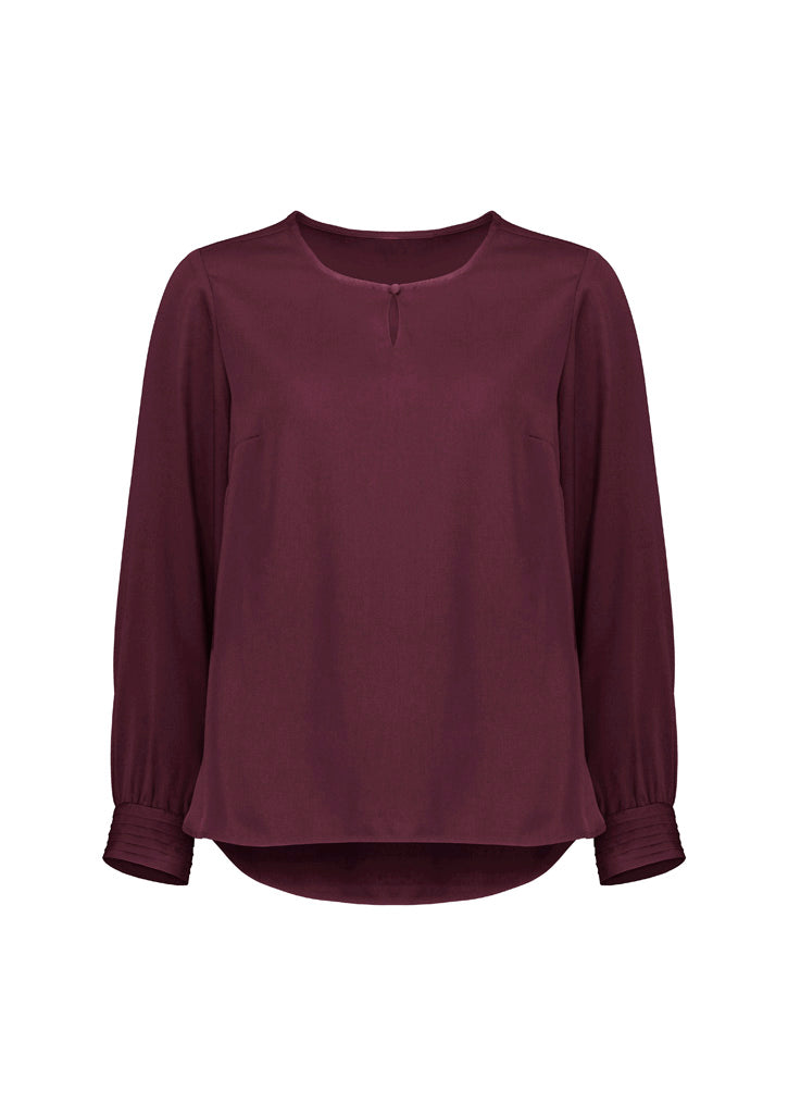 Biz Corporate Womens Evelyn Long Sleeve Blouse (RU569LL)