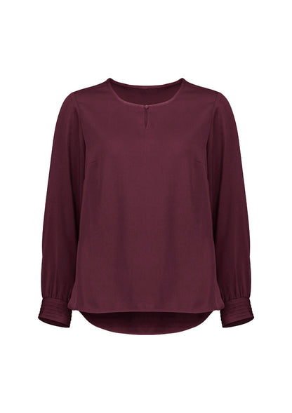 Biz Corporate Womens Evelyn Long Sleeve Blouse (RU569LL)
