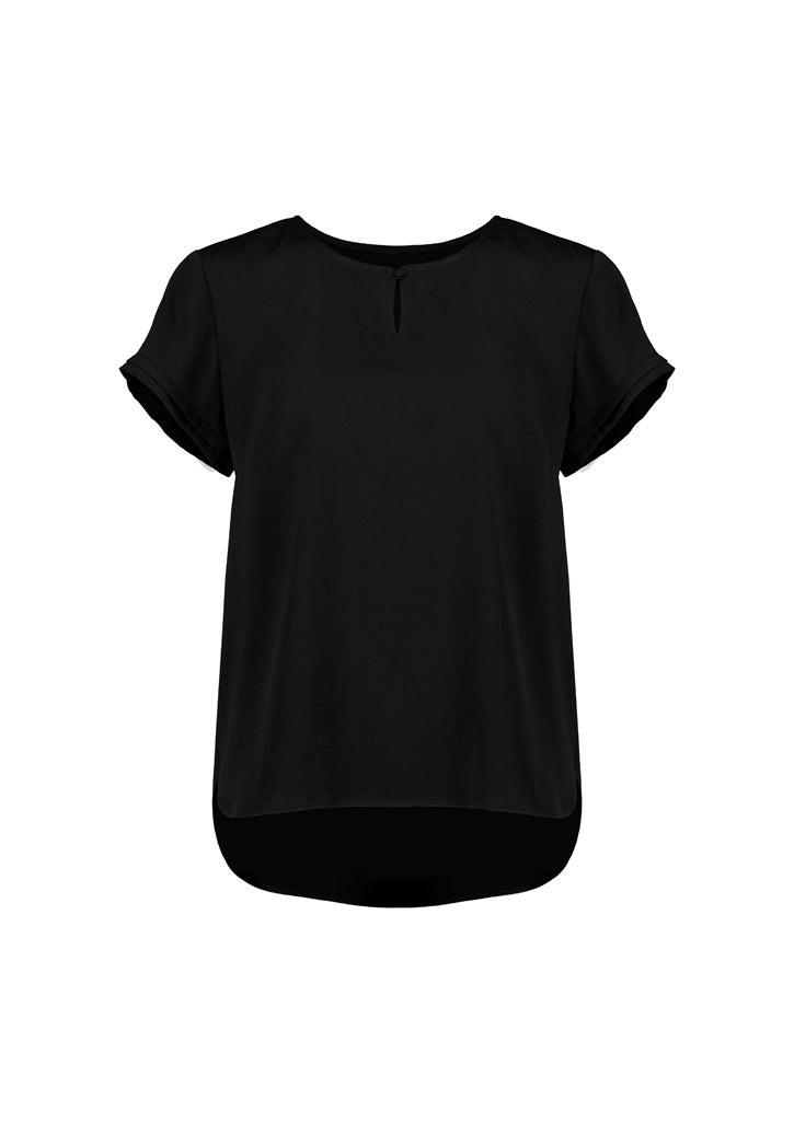 Biz Corporate Womens Evelyn Short Sleeve Blouse (RU569LS)
