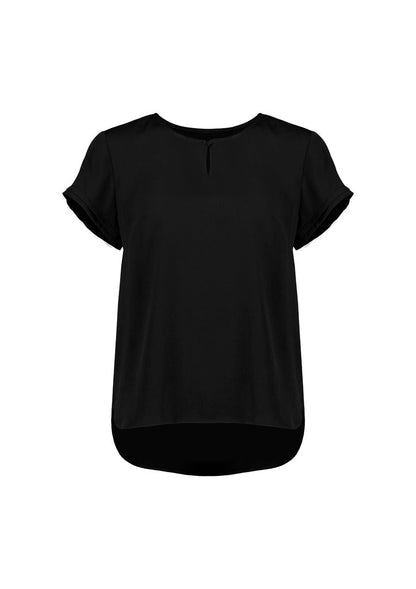 Biz Corporate Womens Evelyn Short Sleeve Blouse (RU569LS)