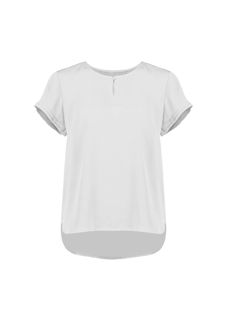 Biz Corporate Womens Evelyn Short Sleeve Blouse (RU569LS)