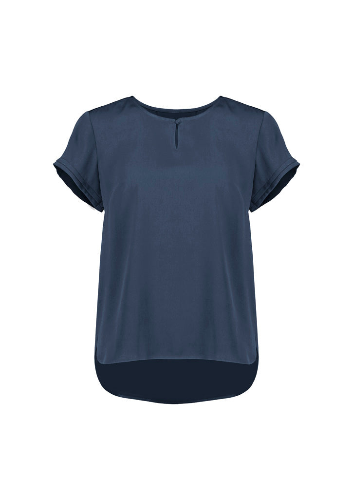 Biz Corporate Womens Evelyn Short Sleeve Blouse (RU569LS)