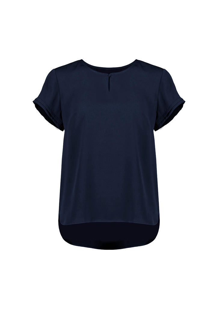 Biz Corporate Womens Evelyn Short Sleeve Blouse (RU569LS)