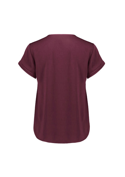 Biz Corporate Womens Evelyn Short Sleeve Blouse (RU569LS)