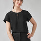 Biz Corporate Womens Evelyn Short Sleeve Blouse (RU569LS)