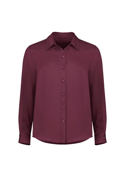 Biz Corporate Womens Evelyn Long Sleeve Shirt (RU570LL)