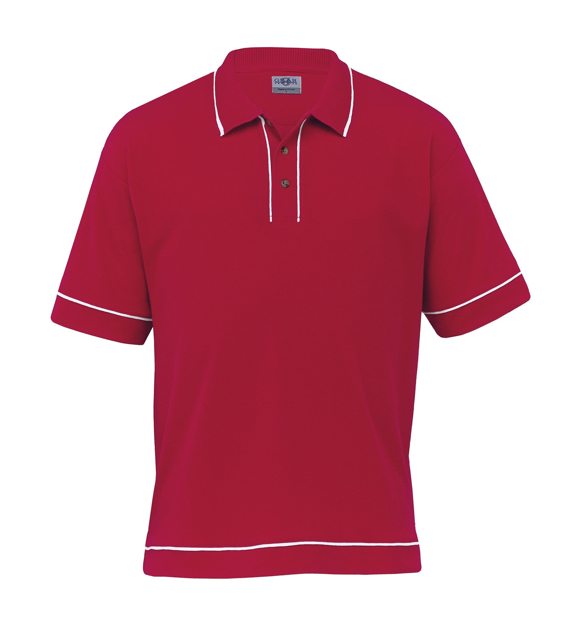 Gear For Life Mens Retro Waffle Polo(2nd 8 Colours) (RWP)