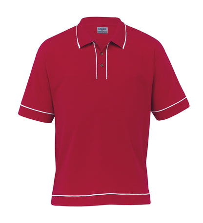 Gear For Life Mens Retro Waffle Polo(2nd 8 Colours) (RWP)