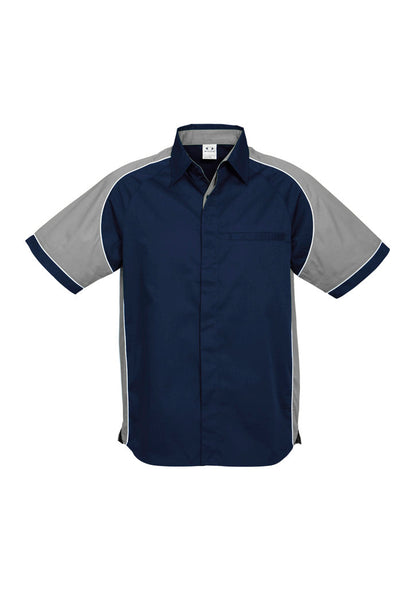 Biz Collection Mens Nitro S/S Shirt (S10112)-Clearance