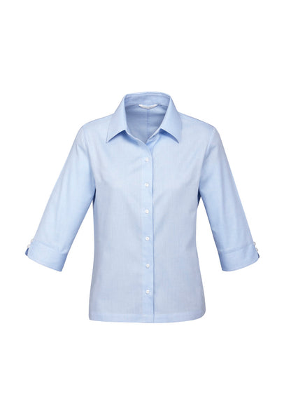 Biz Collection Womens Luxe 3/4 Sleeve Shirt (S10221)-Clearance