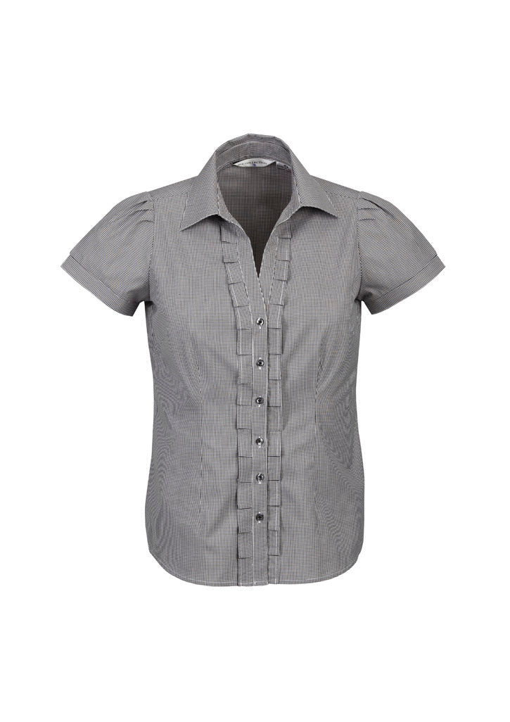 Biz Collection Womens Edge S/S Shirt (S267LS)-Clearance