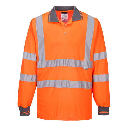 Portwest Hi-Vis Polo Shirt L/S (S277)