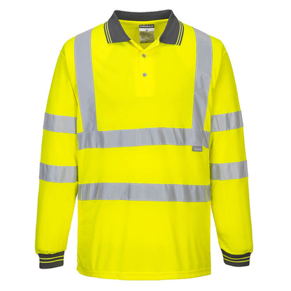 Portwest Hi-Vis Polo Shirt L/S (S277)
