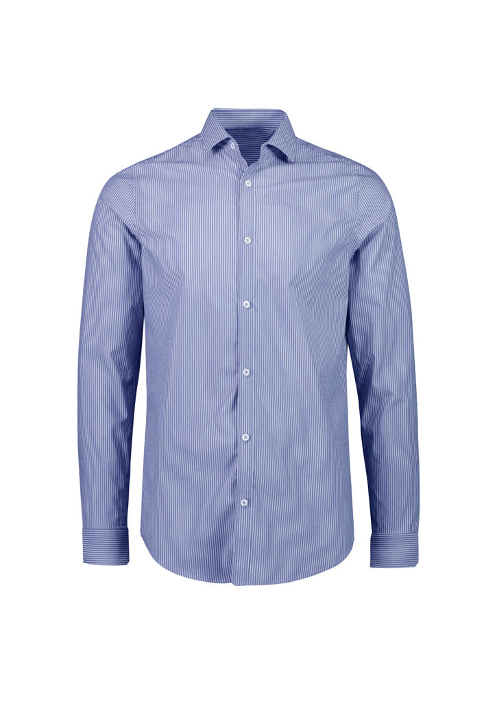 Biz Collection Mens Conran Tailored Long Sleeve Shirt (S337ML)-Clearance