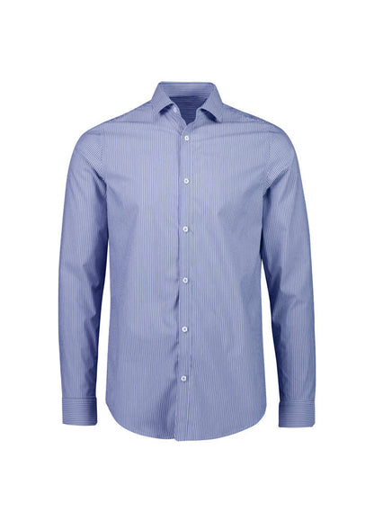 Biz Collection Mens Conran Tailored Long Sleeve Shirt (S337ML)-Clearance