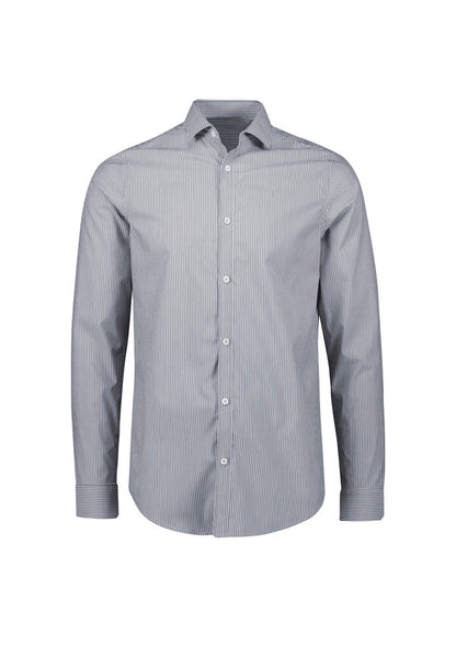 Biz Collection Mens Conran Tailored Long Sleeve Shirt (S337ML)-Clearance