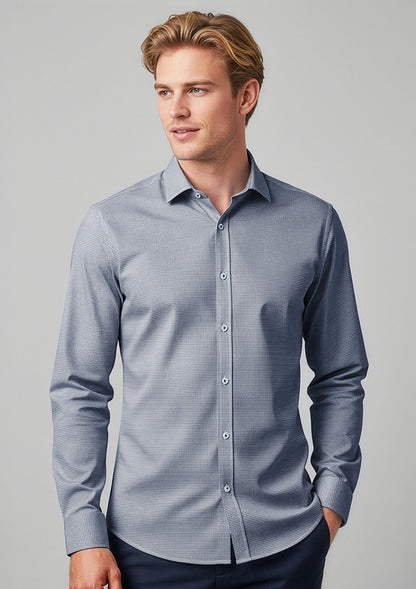 Biz Collection Mens Bristol Tailored Long Sleeve Shirt (S339ML)