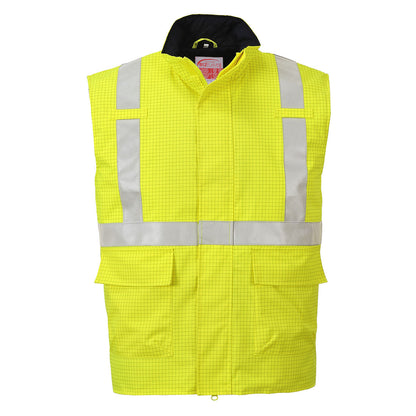 Portwest Bizflame Rain Hi-Vis Antistatic FR Bodywarmer (S776)