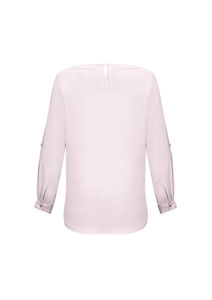 Biz Collection Ladies Madison BoatNeck Blouse-(S828LL)