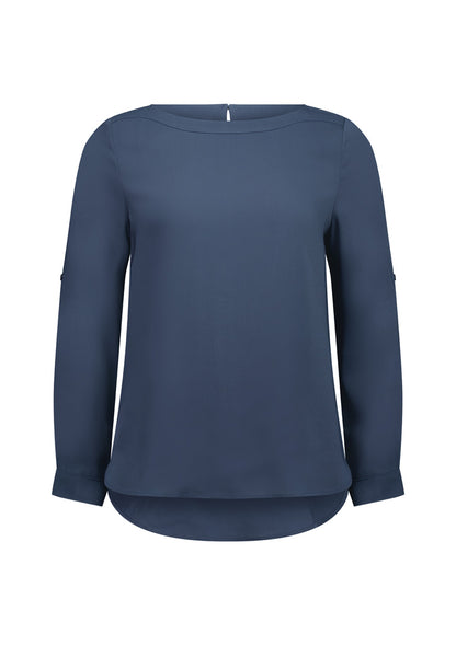 Biz Collection Womens Madison Boatneck Blouse-(S828LL)