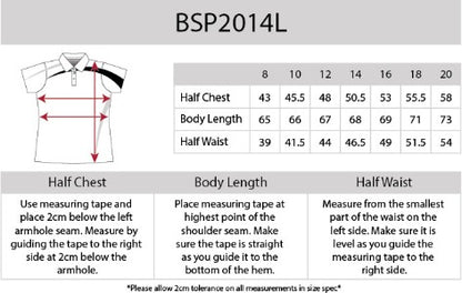 Be Seen Ladies Polo Shirt With Contrast (BSP2014L)