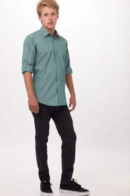 Chef Works Chambray Men's Shirt (SLMCH005)