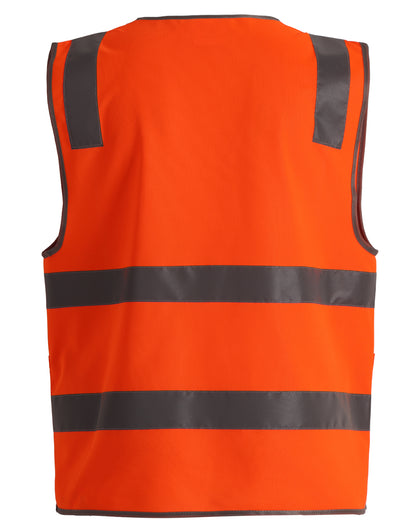 Winning Spirit Unisex Hi-vis Safety Vest With Id & Utility Pockets (SW04)