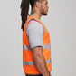 Winning Spirit Unisex Hi-vis Safety Vest With Id & Utility Pockets (SW04)