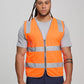 Winning Spirit Unisex Hi-vis Safety Vest With Id & Utility Pockets (SW04)