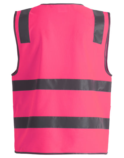 Winning Spirit Unisex Hi-vis Safety Vest With Id & Utility Pockets (SW04)