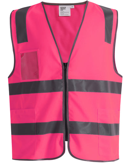 Winning Spirit Unisex Hi-vis Safety Vest With Id & Utility Pockets (SW04)