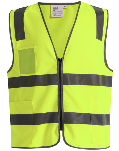 Winning Spirit Unisex Hi-vis Safety Vest With Id & Utility Pockets (SW04)