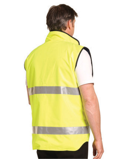 Winning Spirit High Visibility Reversible Mandarine Collar Safety Vest (SW49)