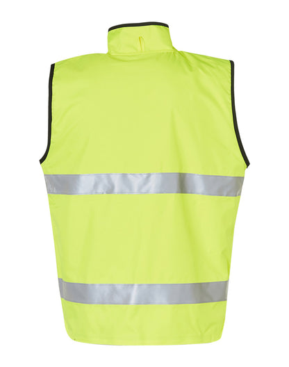 Winning Spirit High Visibility Reversible Mandarine Collar Safety Vest (SW49)