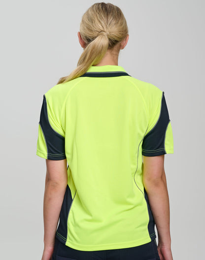 Winning Spirit CoolDry Hi-Vis Mini Waffle Safety Polo (SW71)