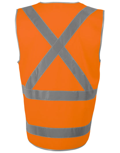 Winning Spirit Hi-vis X Back Safety Vest With Tail (SW72)