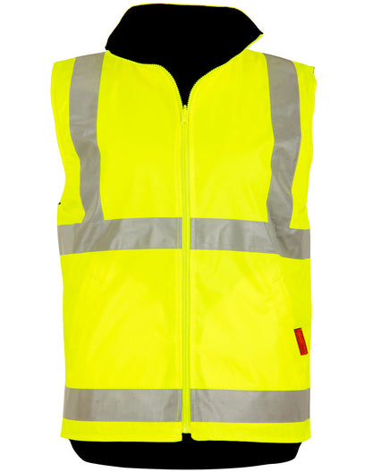 Winning Spirit VIC Rail Hi Vis 3 in 1 Safety Jacket and Vest - Unisex (SW77)