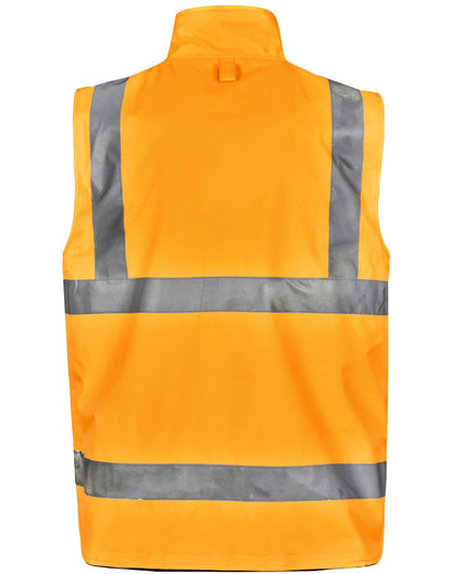 Winning Spirit VIC Rail Hi Vis 3 in 1 Safety Jacket and Vest - Unisex (SW77)
