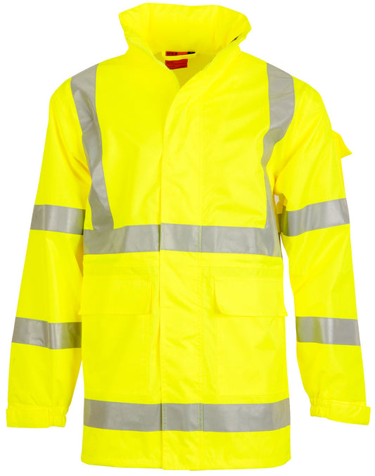 Winning Spirit VIC Rail Hi Vis 3 in 1 Safety Jacket and Vest - Unisex (SW77)