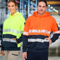 Winning Spirit Hi-Vis Two Tone Safety Hoodies With Segmented Tapes (SW88)