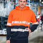 Winning Spirit Hi-Vis Two Tone Safety Hoodies With Segmented Tapes (SW88)