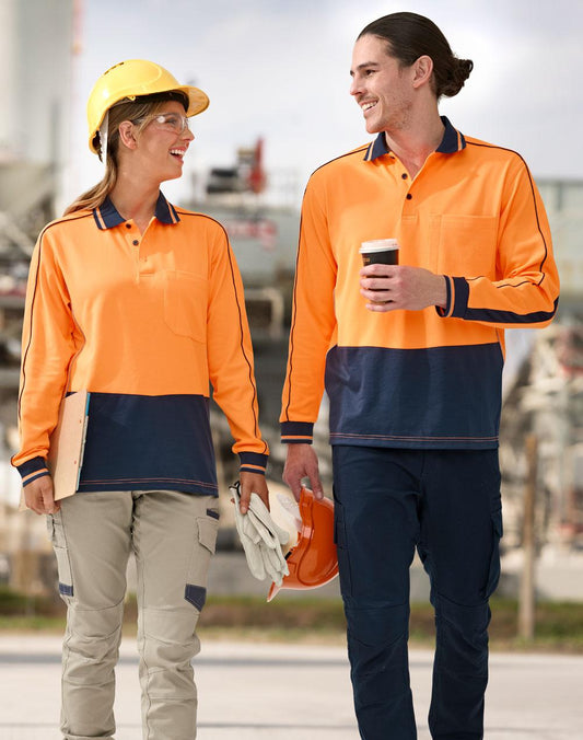 Winning Spirit Hi-vis Sustainable Cool-breeze Safety Polo (SW90)