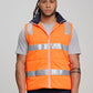 Winning Spirit Unisex Hi Vis Hooded Puffer Vest (SW93)