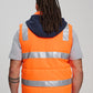 Winning Spirit Unisex Hi Vis Hooded Puffer Vest (SW93)